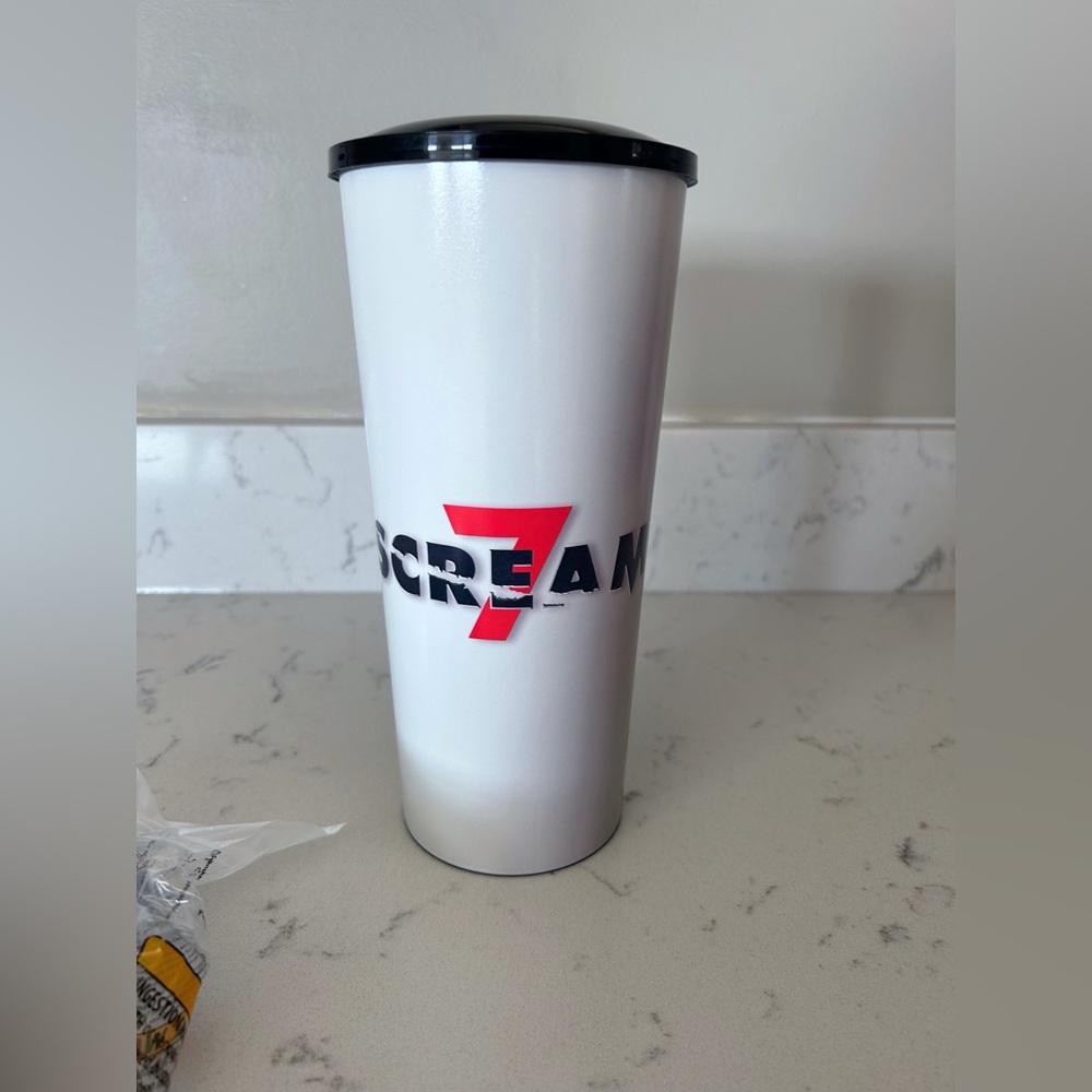 Scream 7 Ghostface Cinemark Cup with Topper - Picture 3 of 4